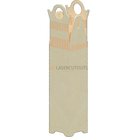 3mm Living Hinge Wine Case Template