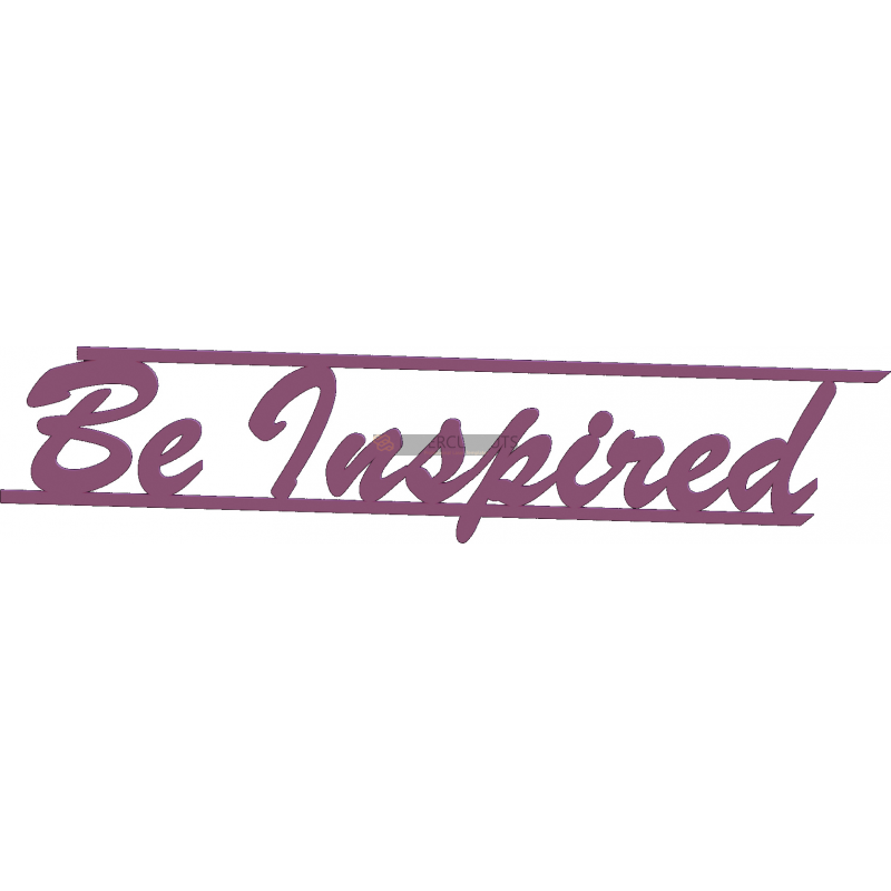 Be Inspired Wall Art Template