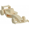 3mm Formula One Car 3D Puzzle Template