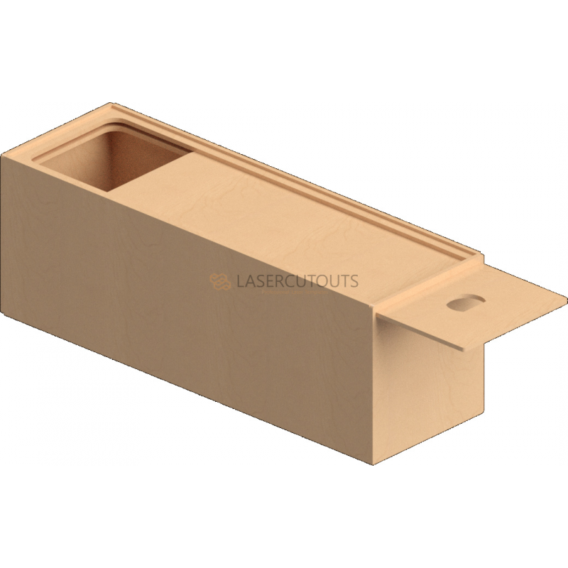 3mm Wine Bottle Box Template